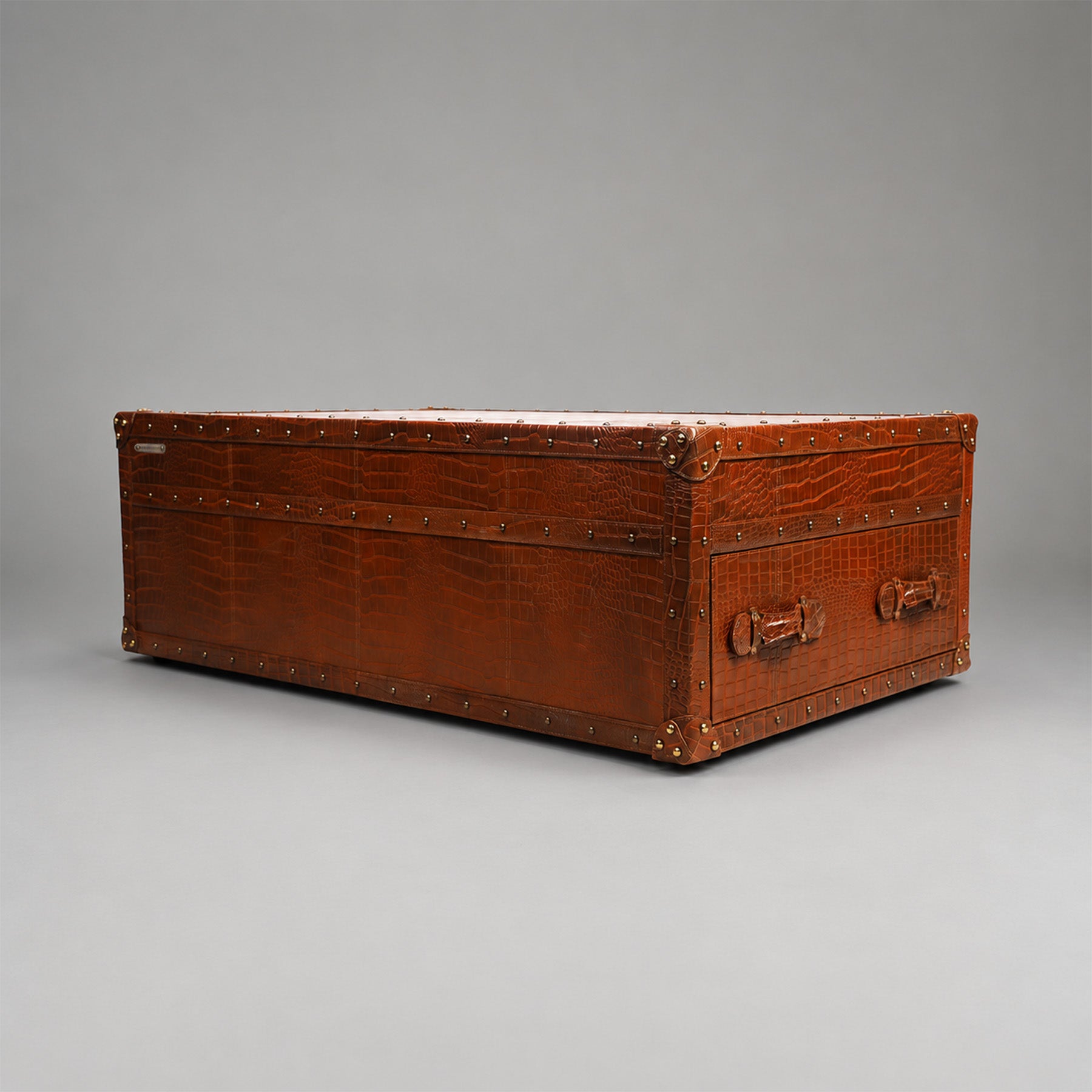 Stateroom Trunk Coffee Table Tan