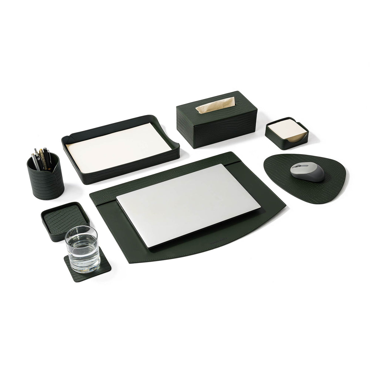 Sterling Desktop Set Green