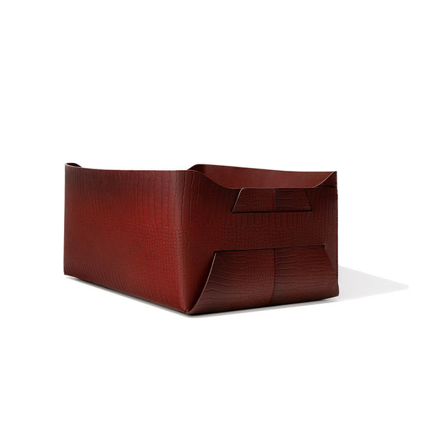 Basket Bag Medium Maroon main image 0