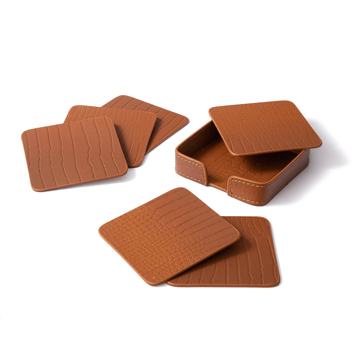 Sterling Coasters Square Tan