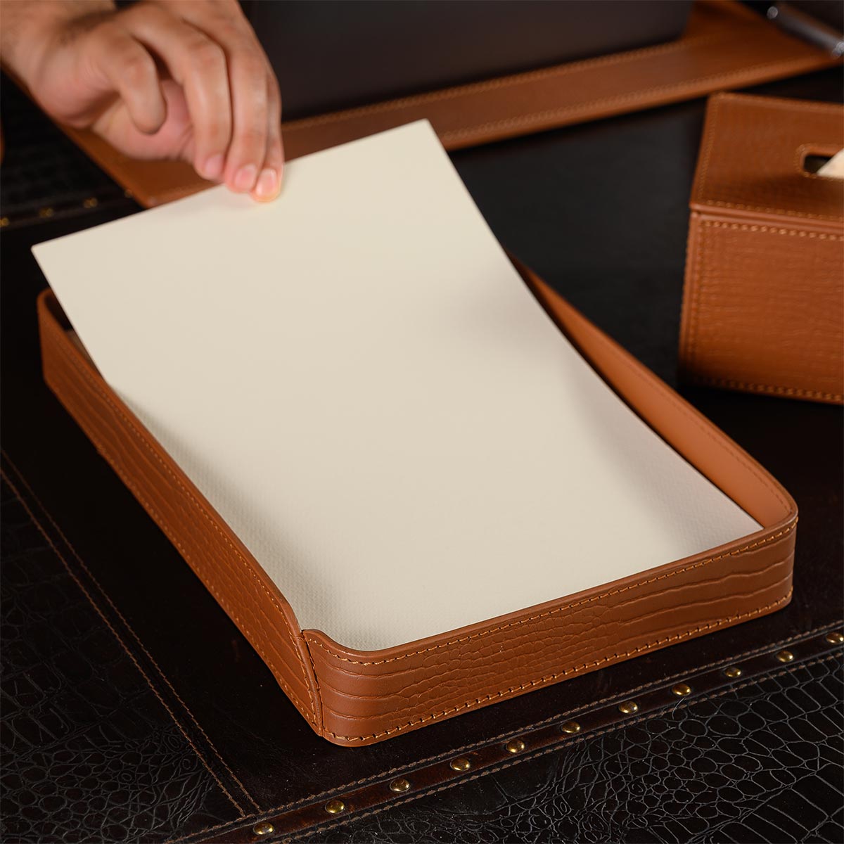 Sterling A4 Papertray Tan