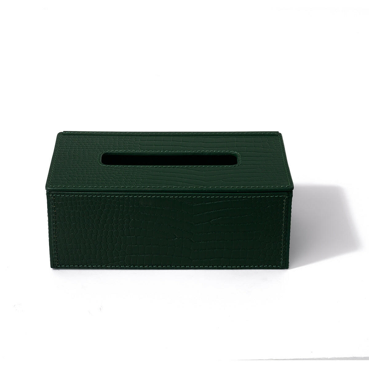 Sterling Tissue Box Holder Green