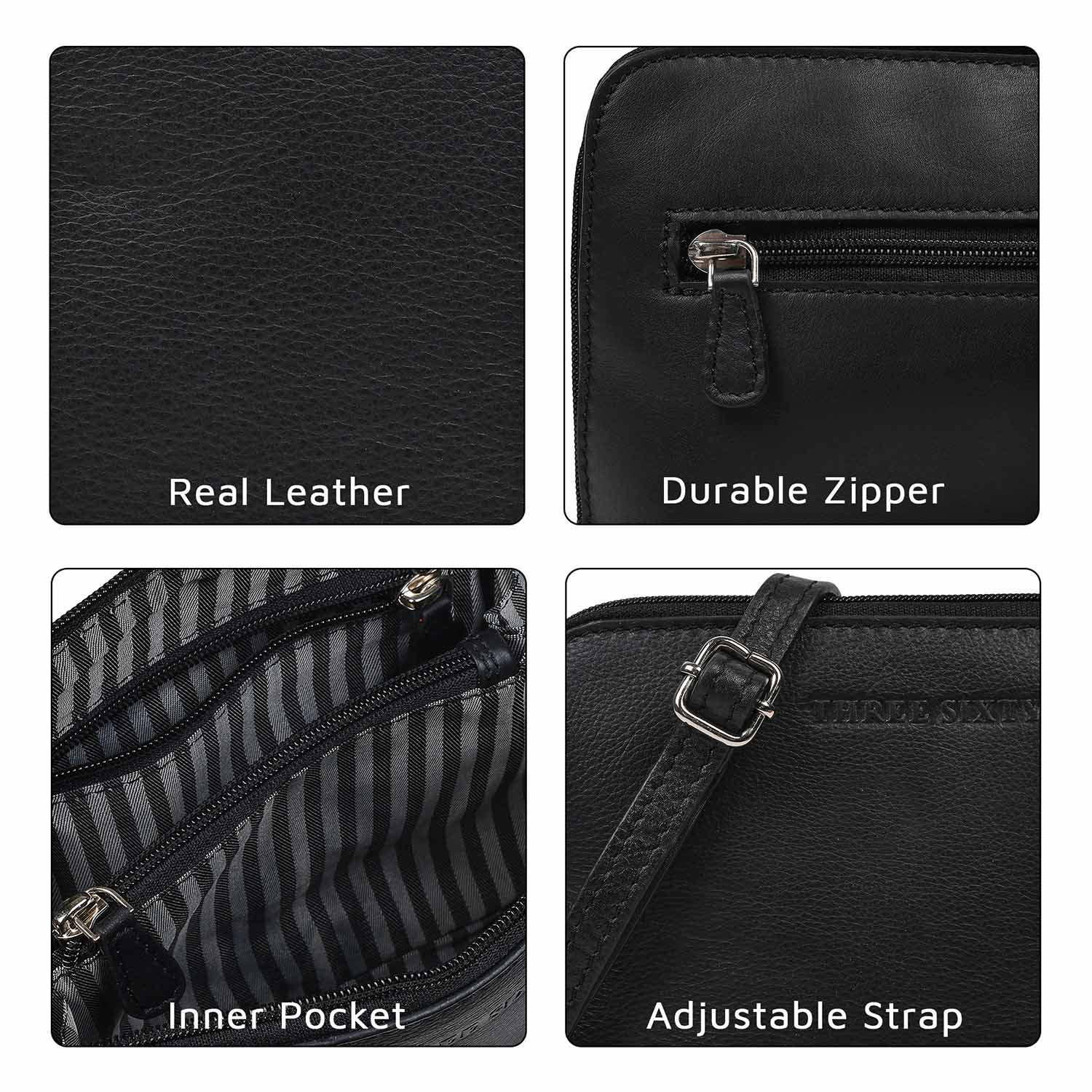 Sutton Crossbody Bag Black