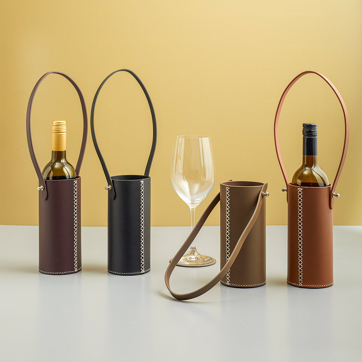 Modella Wine Bottle Holder Black