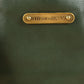 Ines Tote Bag- Genuine Waxy Leather Olive Green