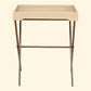 Tray On Stand Beige