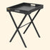 Tray On Stand Black