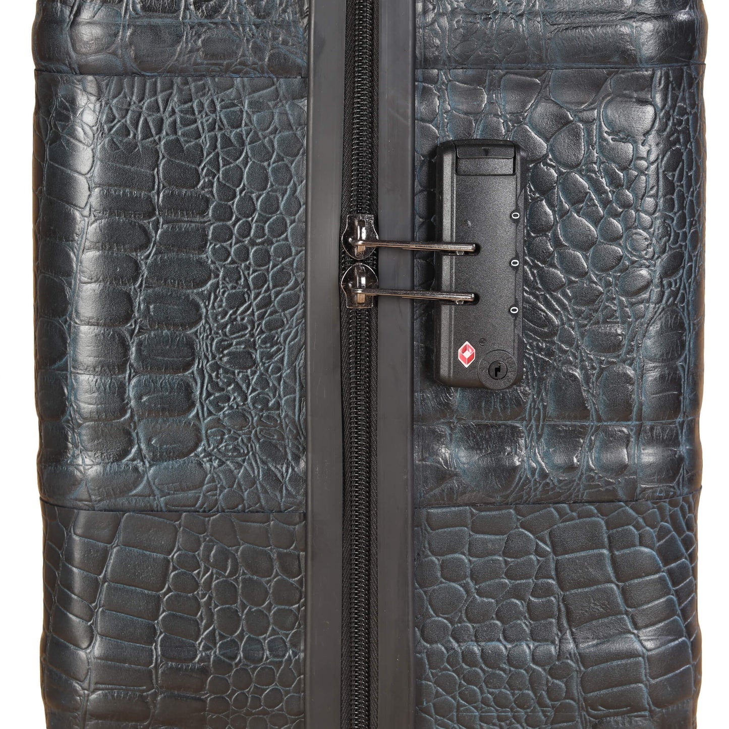 Trolley Bag Premium Quality Genuine Croco Leather Blue