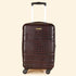 Trolley Bag Premium Quality Genuine Croco Leather Burgundy