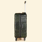Trolley Bag Premium Quality Genuine Croco Leather Olive Green