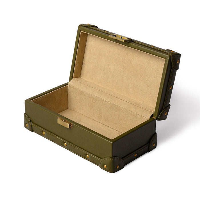 Buy Trunke Keepsake Box Green Stylish Memory Organizer Online - Three ...