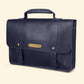 Olgor Utility bag- Genuine Leather Navy Blue