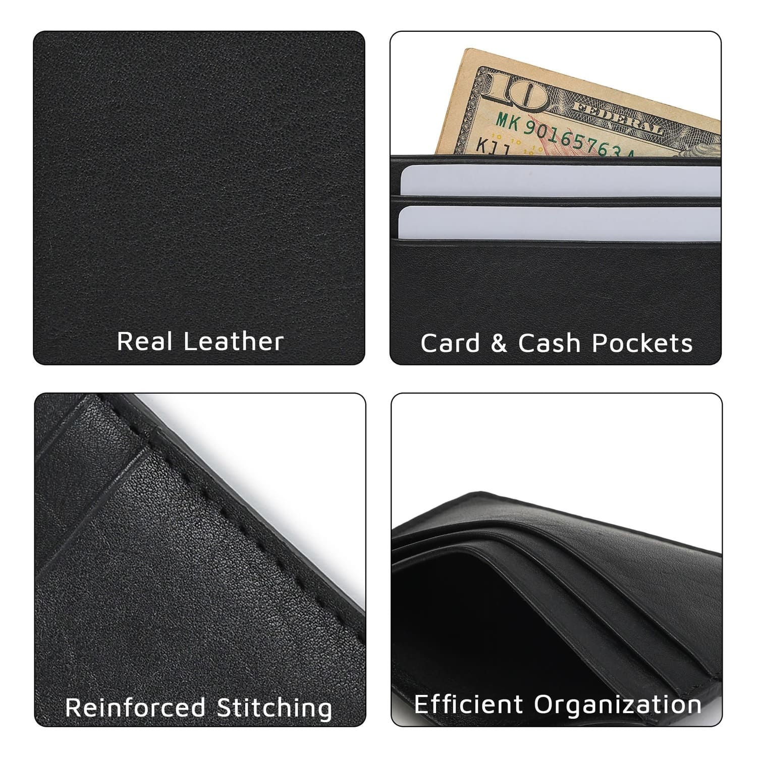 Weston Card Holder Black