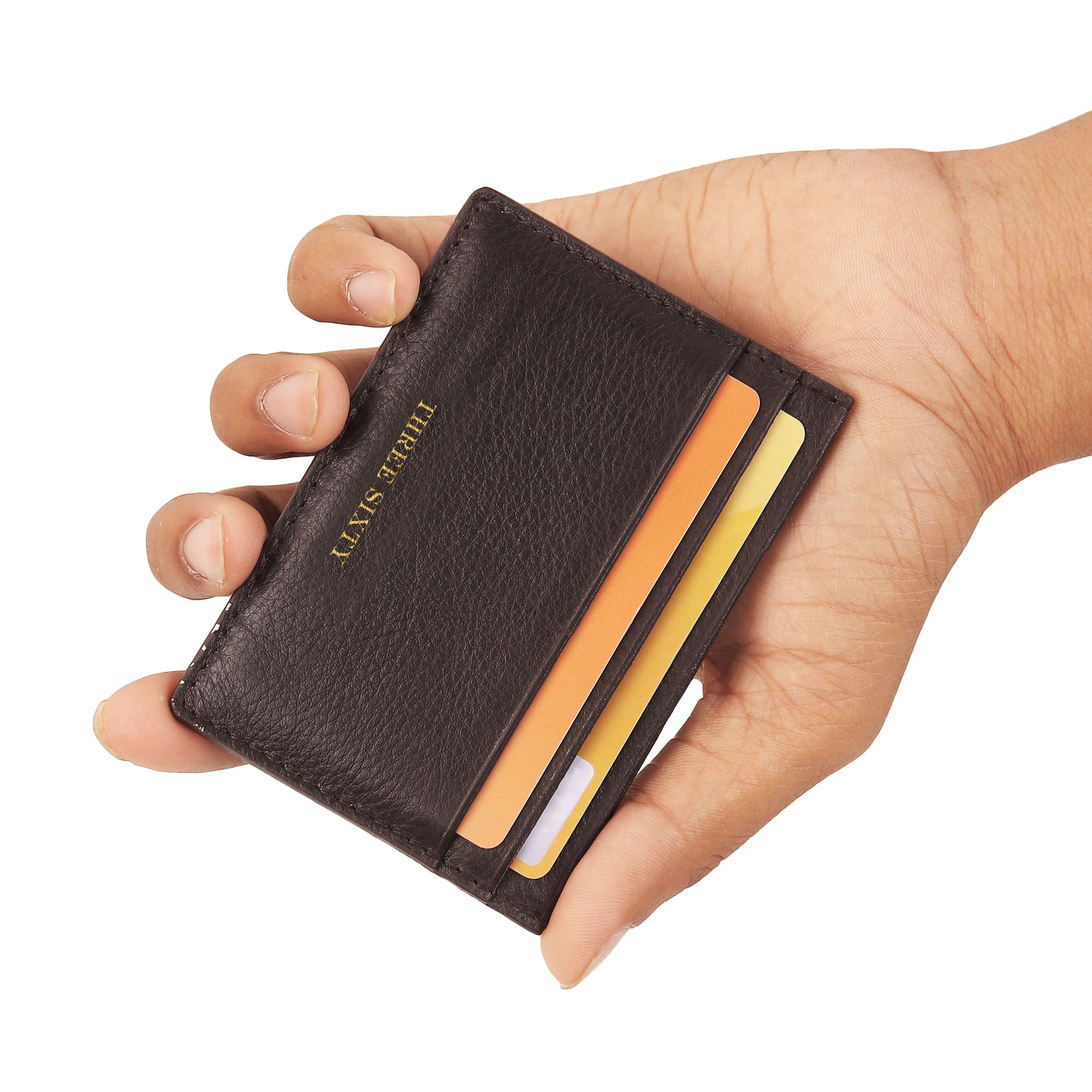 Weston Card Holder Brown