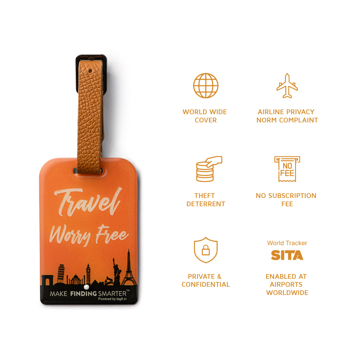 Orbit Smart Security Tag Tan