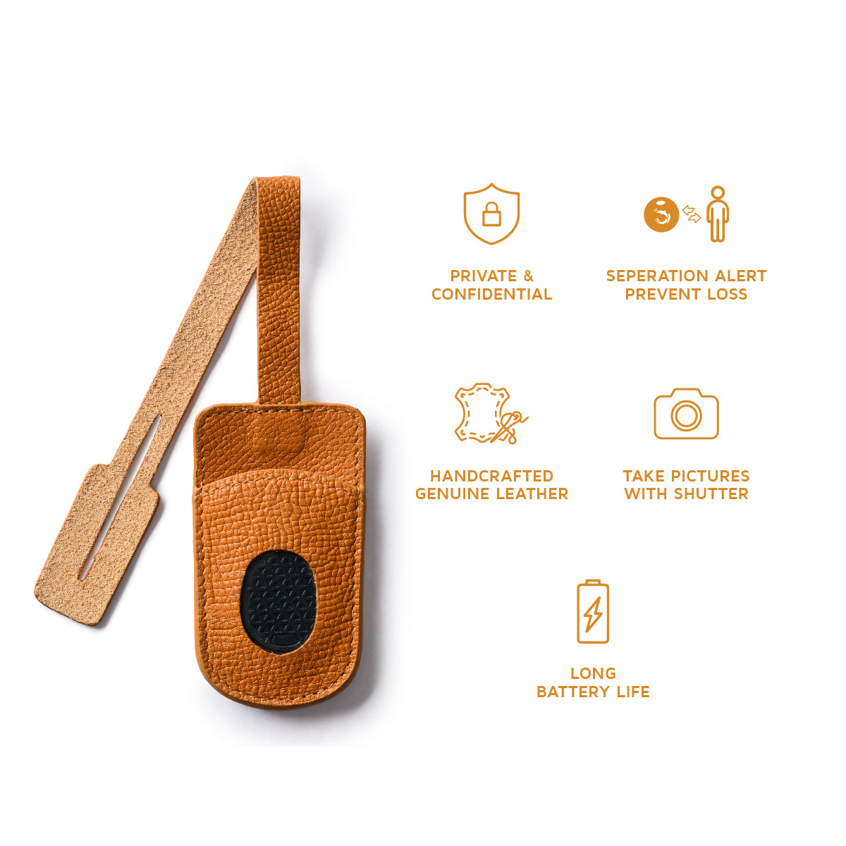Orbit Smart Bag Tag Tan