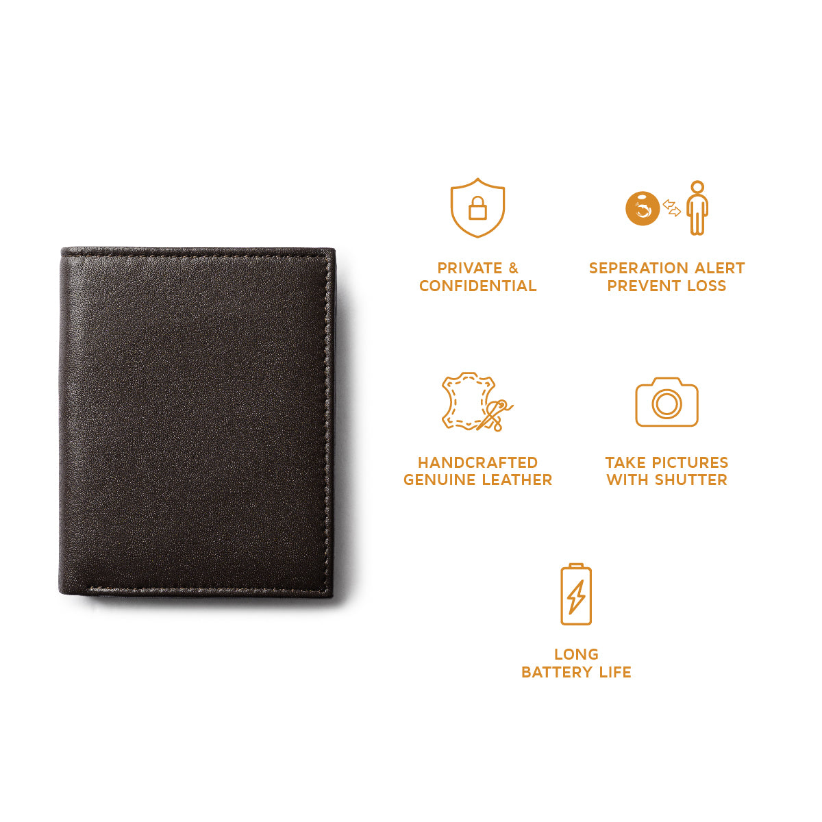 Orbit Smart Wallet Brown