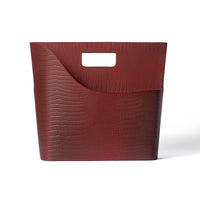 Sterling Magazine Holder Maroon
