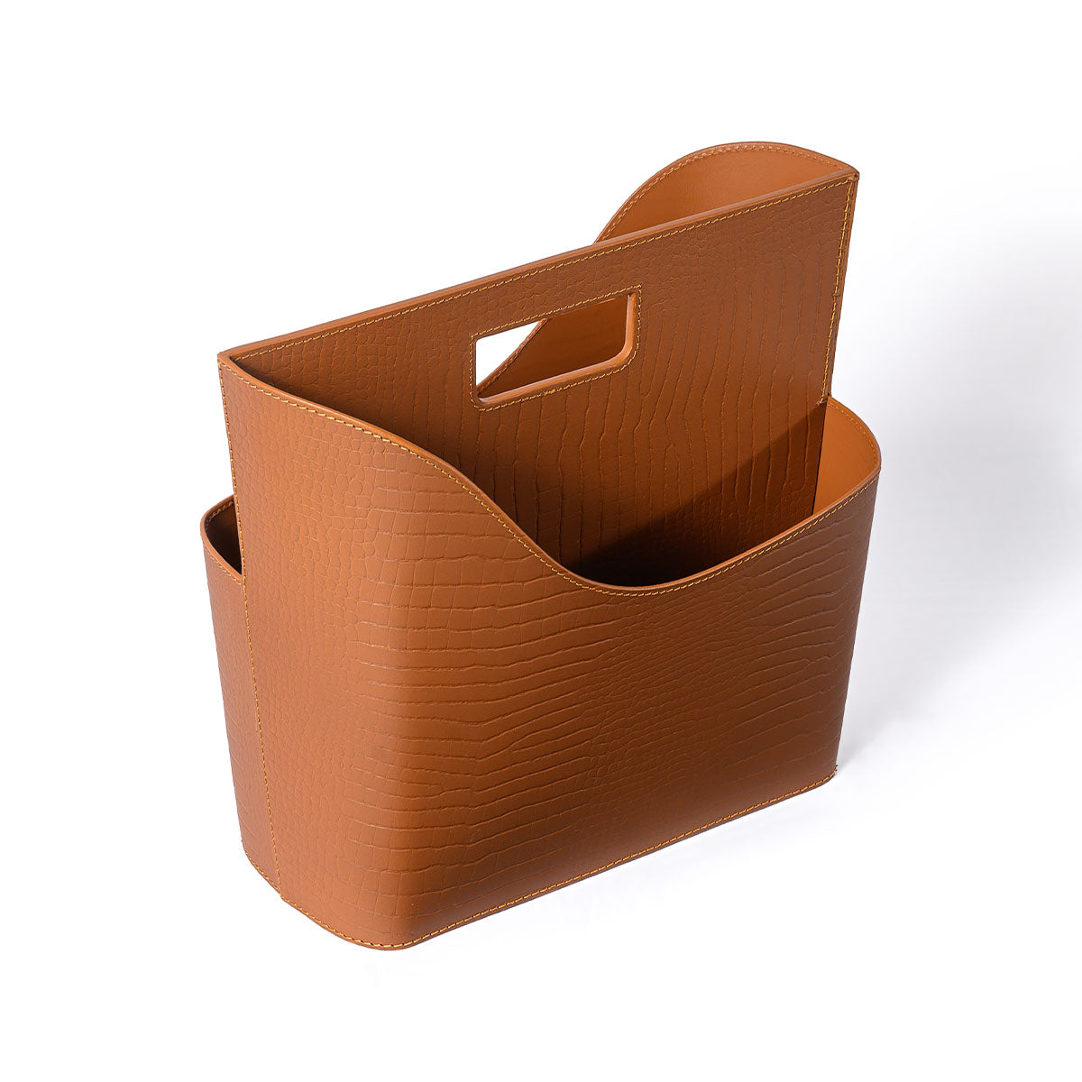 Sterling Magazine Holder Tan