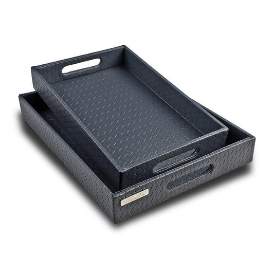 Multipurpose Trays Set Of 2 Grey