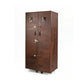 Artemis Croco Tall Leather Bar Tan