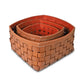 Storage Baskets Set Of 3 Cognac