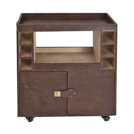 Belize Bar Trolley Brown