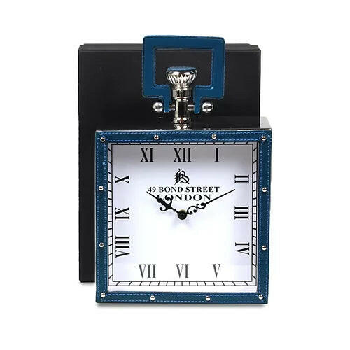 Table Clock Blue