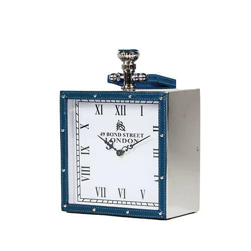 Table Clock Blue