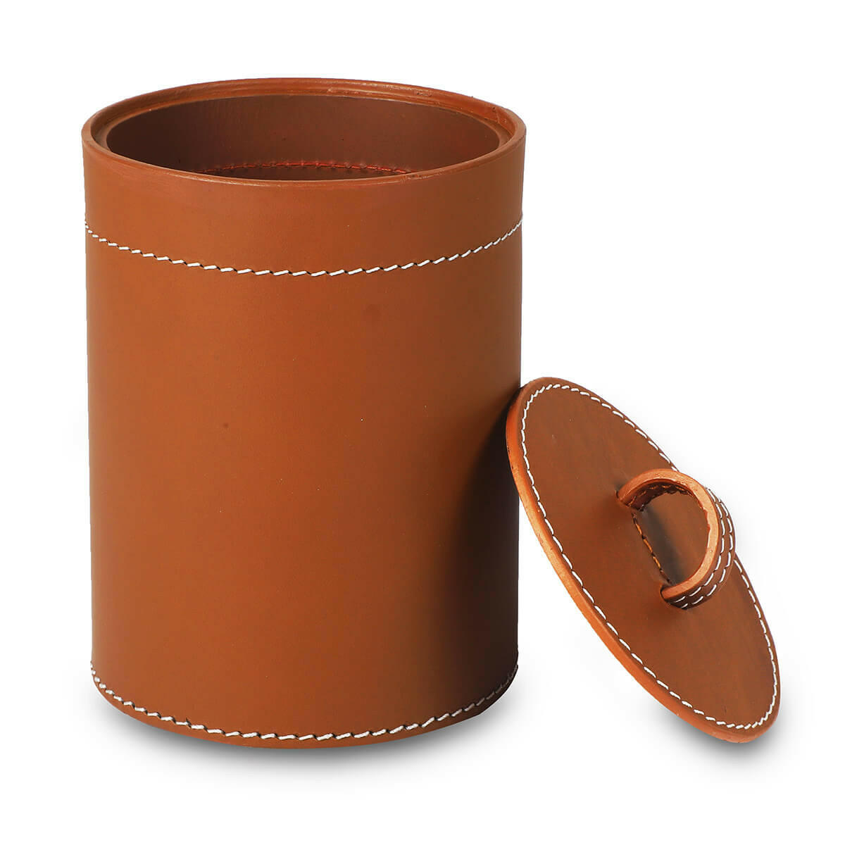 Modella Multi Storage Box With Lid Cognac