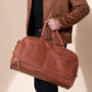 Duffle  Bag Cow Wash Genuine Leather Tan