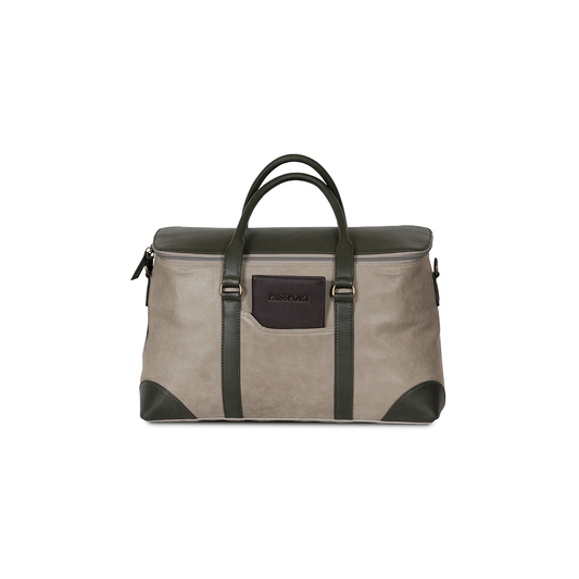 Duffle Bag Genuine Leather Beige