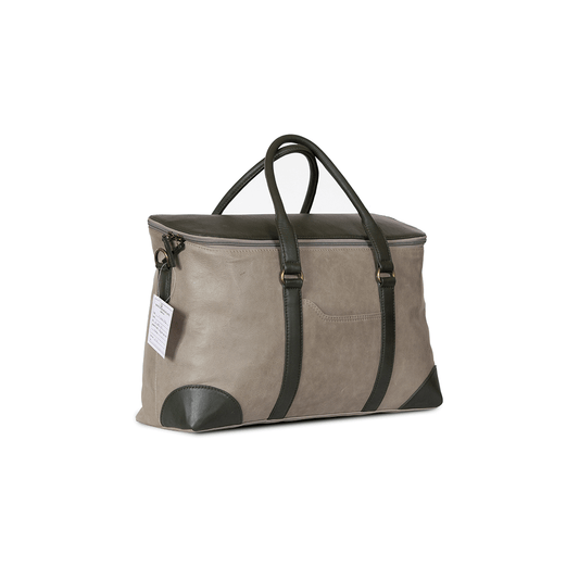 Duffle Bag Genuine Leather Beige