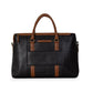 Duffle Bag Genuine Leather Black & Brown