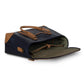 Duffle Bag Genuine Leather Blue & Brown