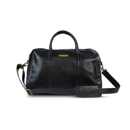 Duffle Bag Premium Quality Genuine Leather Black
