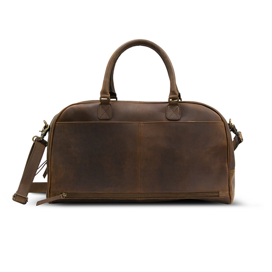 Duffle Bag Premium Quality Genuine Leather Brown