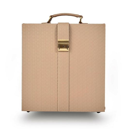 Briefcase Portable Bar Beige