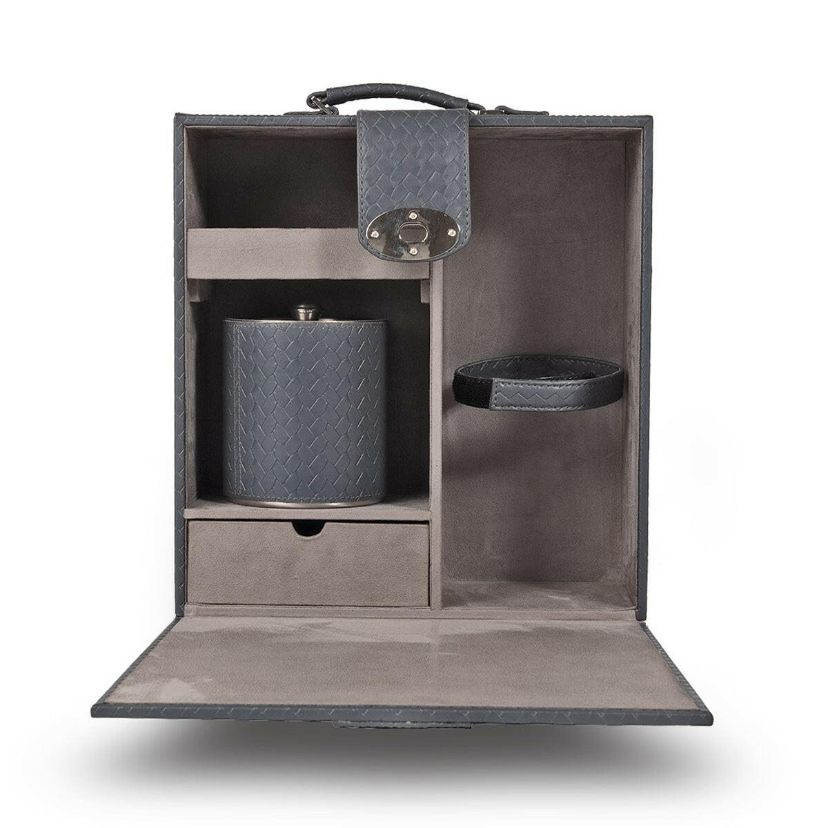 Entwine Briefcase Portable Bar Grey