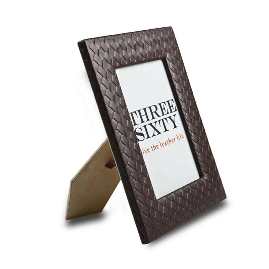 Entwine Photo Frame Brown