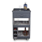 Single Drawer Bar Trolley Grey