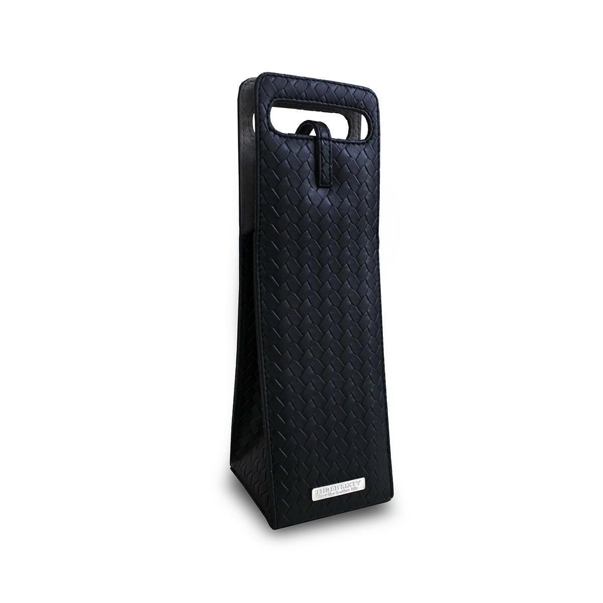 Entwine Wine Bottle Holder Black