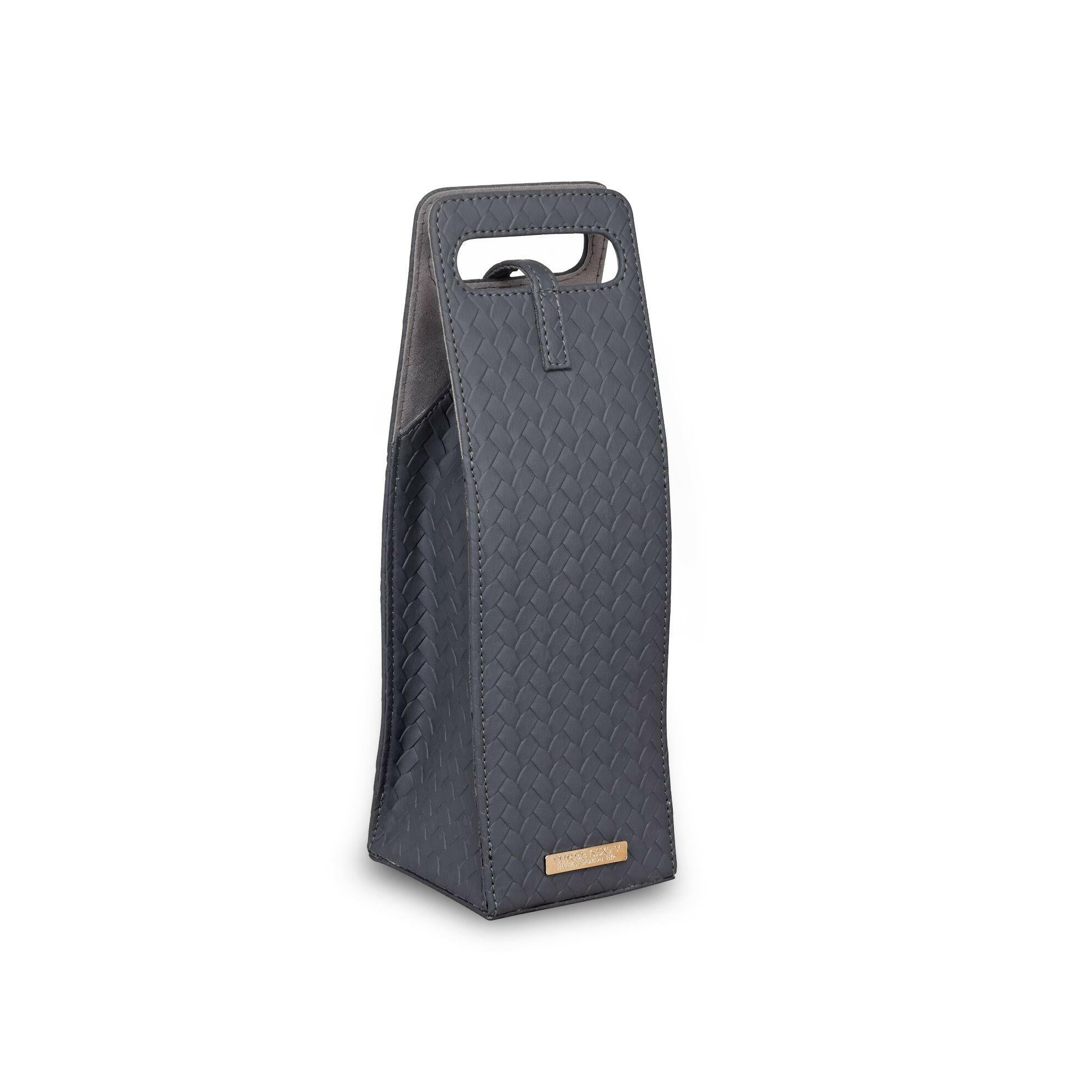 Entwine Wine Bottle Holder Grey