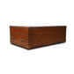 Genuine Leather Centre Table With Trunk Storage In Tan Color
