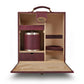 Hyde Portable Briefcase Bar Burgundy