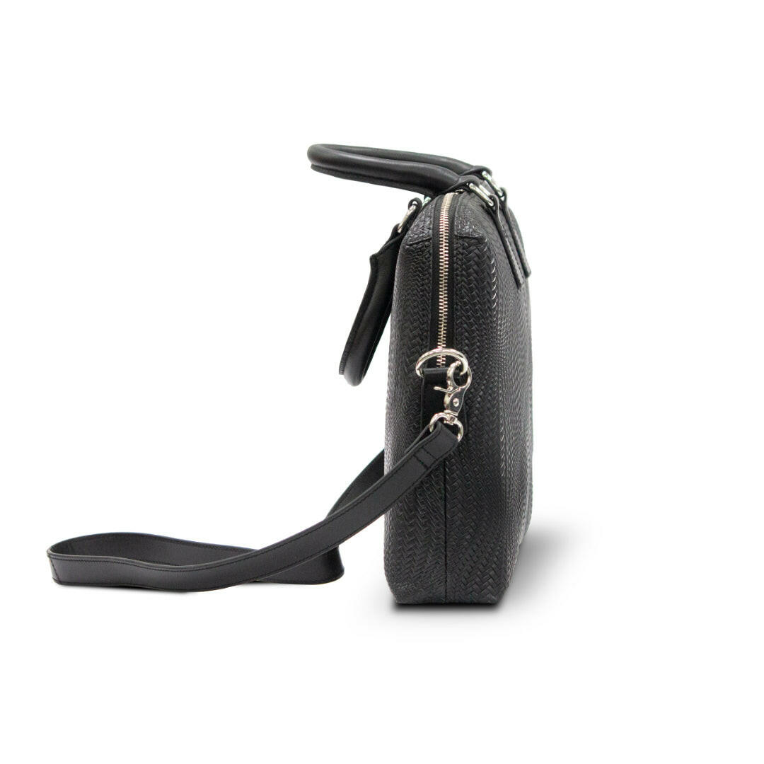 Laptop Bag Weave Collection Black