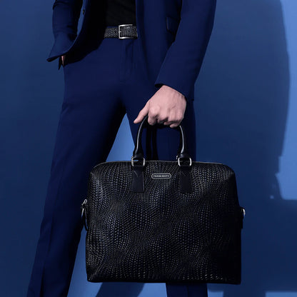 Laptop Bag Weave Collection Black