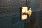 Mandalay Top Open Leather Bar Blue