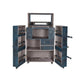 Mandalay Top Open Leather Bar Blue