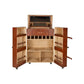 Mandalay Top Open Leather Bar Tan